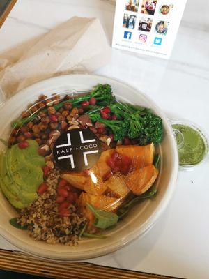 #GAINZ bowl at Kale+Coco in Dublin