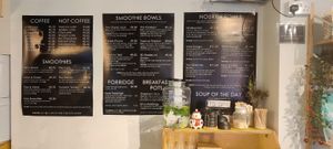 Menu at Kale+Coco in Dublin