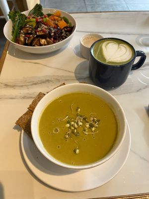 soup of the day at Kale+Coco in Dublin