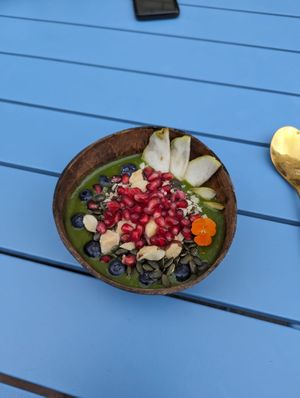 green bowl  at Kale+Coco in Dublin