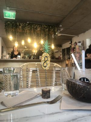 Seating  at Kale+Coco in Dublin