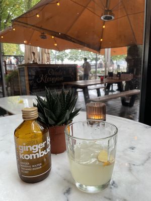 Ginger beer kombucha (other flavors available too)  at Healthful in Rotterdam
