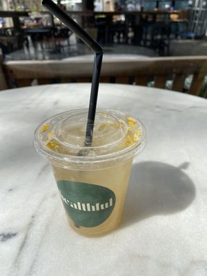 Kombucha with jasmin: good  at Healthful in Rotterdam