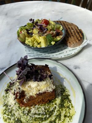 Lasagne: quite tasty, but not creamy enough for me. at Healthful in Rotterdam