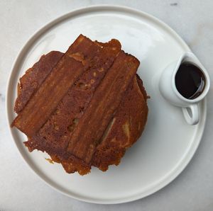 Bacon & Cheese Pancakes at Healthful in Rotterdam