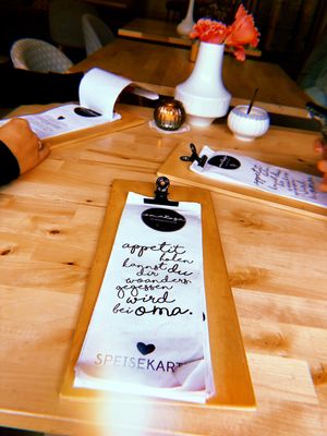 Karte at OmaRosa in Dortmund