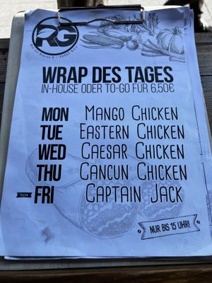 Wrap des Tages.  at Rich 'N Greens in Cologne