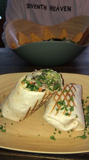 White-Smoked Vegan Burrito  at Rich 'N Greens in Cologne