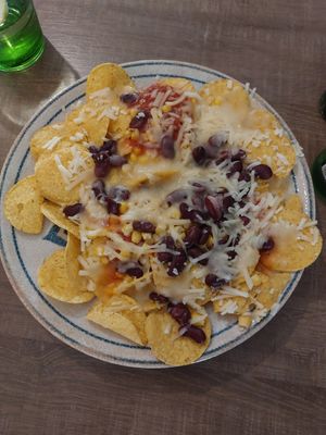 Vegan nachos at Cantante in Maribor