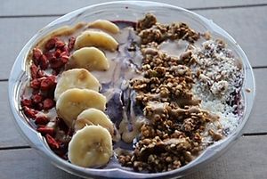 Acai' Bowl at The Green Light in Duxbury