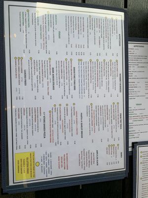 They cut down the vegan section - picture taken 08/25   at Robs Ranch House in Killarney