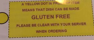 Menu as of December 2025 at Robs Ranch House in Killarney