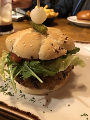 Vegan Burger  at Robs Ranch House in Killarney