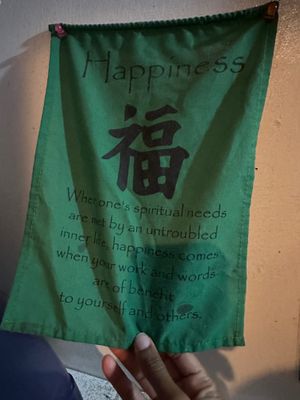 A beautiful message near the bathroom  at Stashus Con Fusion in Puerto Viejo De Talamanca