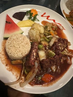 Tamarind Sweet & Spicy |
Veggie Stir Fry / Veggie at Stashus Con Fusion in Puerto Viejo De Talamanca