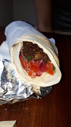 Maxi falafel at Nabil in Katowice
