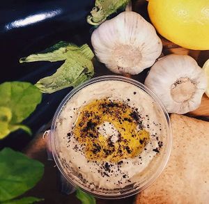 Baba ghanoush at Nabil in Katowice
