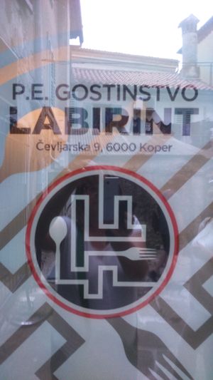 entry at Labirint in Koper