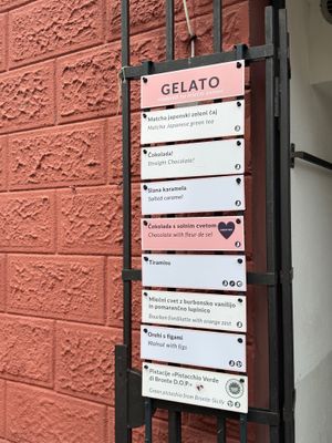  at Gelateria Romantika in Ljubljana