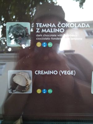 Vegan flavourd at Kavarna Cacao in Ljubljana