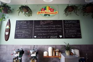 Speisekarte at Aloha Warnemünde in Rostock