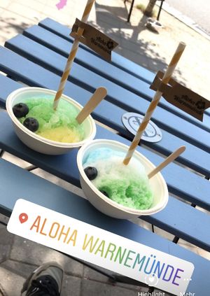 Lecker und Optisch auch schön anzuschaun  at Aloha Warnemünde in Rostock