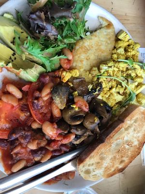 Big Vegan Breaky at Six Willows Cafe in Willetton