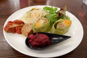 Vegetarian Buffet. at Swell Bowls in Tokyo