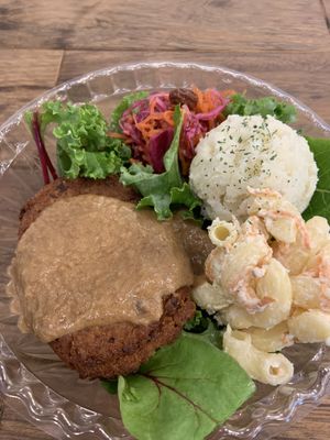 New loco moco bowl!! Sooooo delicious!!! at Swell Bowls in Tokyo