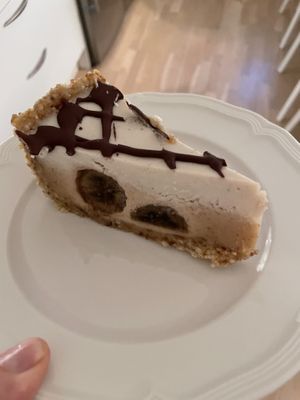 Banoffeepie at The Raw Kitchen Malmö in Malmo