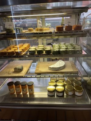 Cheeses at The Raw Kitchen Malmö in Malmo