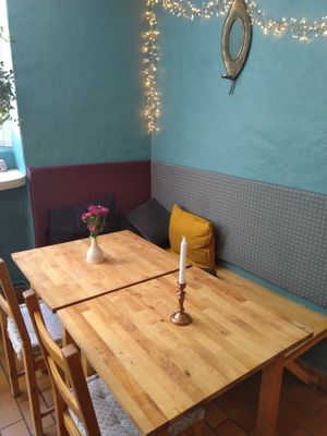 Seating at The Raw Kitchen Malmö in Malmo