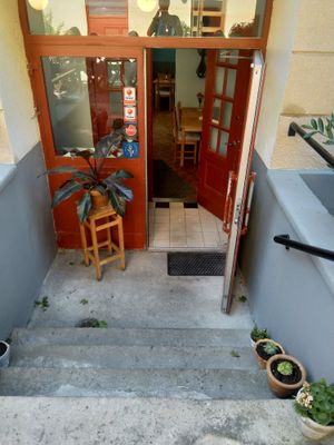 Entrance at The Raw Kitchen Malmö in Malmo