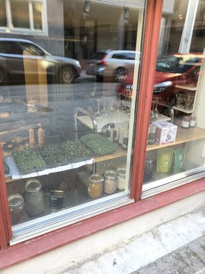 Fresh ingredients  at The Raw Kitchen Malmö in Malmo