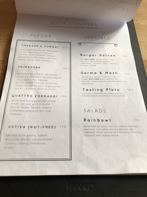 Menu at The Raw Kitchen Malmö in Malmo