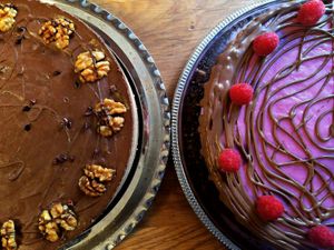 Mocca Chocolate or Raspberry Chocolate at The Raw Kitchen Malmö in Malmo