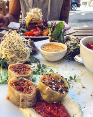 Amazing tasting platter  at The Raw Kitchen Malmö in Malmo