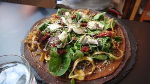 Pizza at The Raw Kitchen Malmö in Malmo