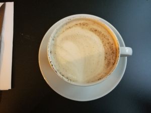 Chaga Latte at The Raw Kitchen Malmö in Malmo