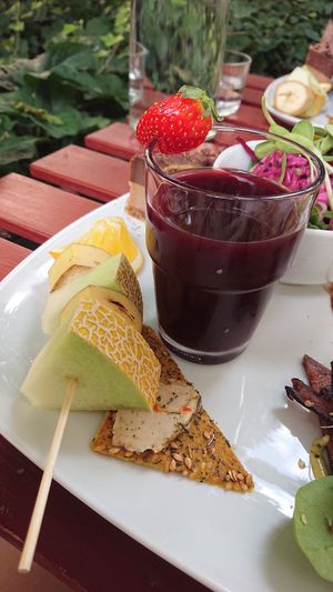 Brunch platter at The Raw Kitchen Malmö in Malmo