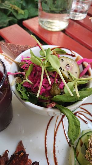 Brunch platter at The Raw Kitchen Malmö in Malmo