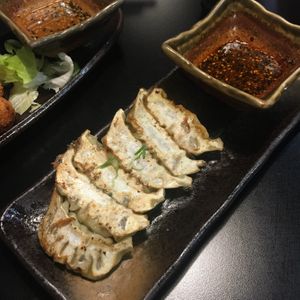 Vegan gyoza at Hanamura in Modbury