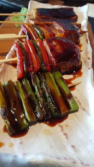 Skewers at Hanamura in Modbury