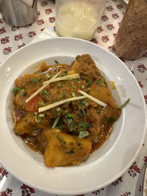 Aloo gobi  at Saffron Ikebukuro in Tokyo