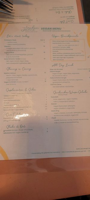 Full vegan menu available. at Madam Jeanne in Lebbeke