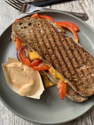 Vegan Spicy Tosti  at Your Coffee in Hilversum