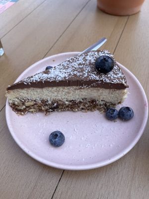 Vegan chocolate and coconut cake   at Your Coffee in Hilversum