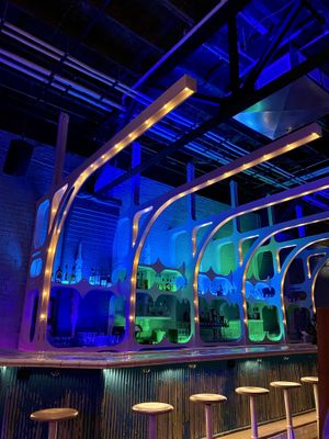 The bar at Bang Up To The Elephant in Denver