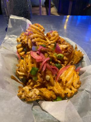 Curried fries at Bang Up To The Elephant in Denver