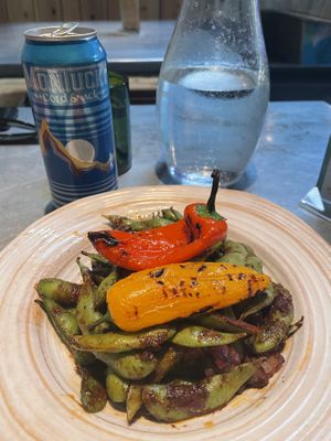 Jerk edamame  at Bang Up To The Elephant in Denver
